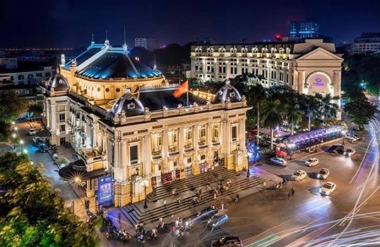 【越南建築】在越南的美麗法國烙印系列  - 河內歌劇院